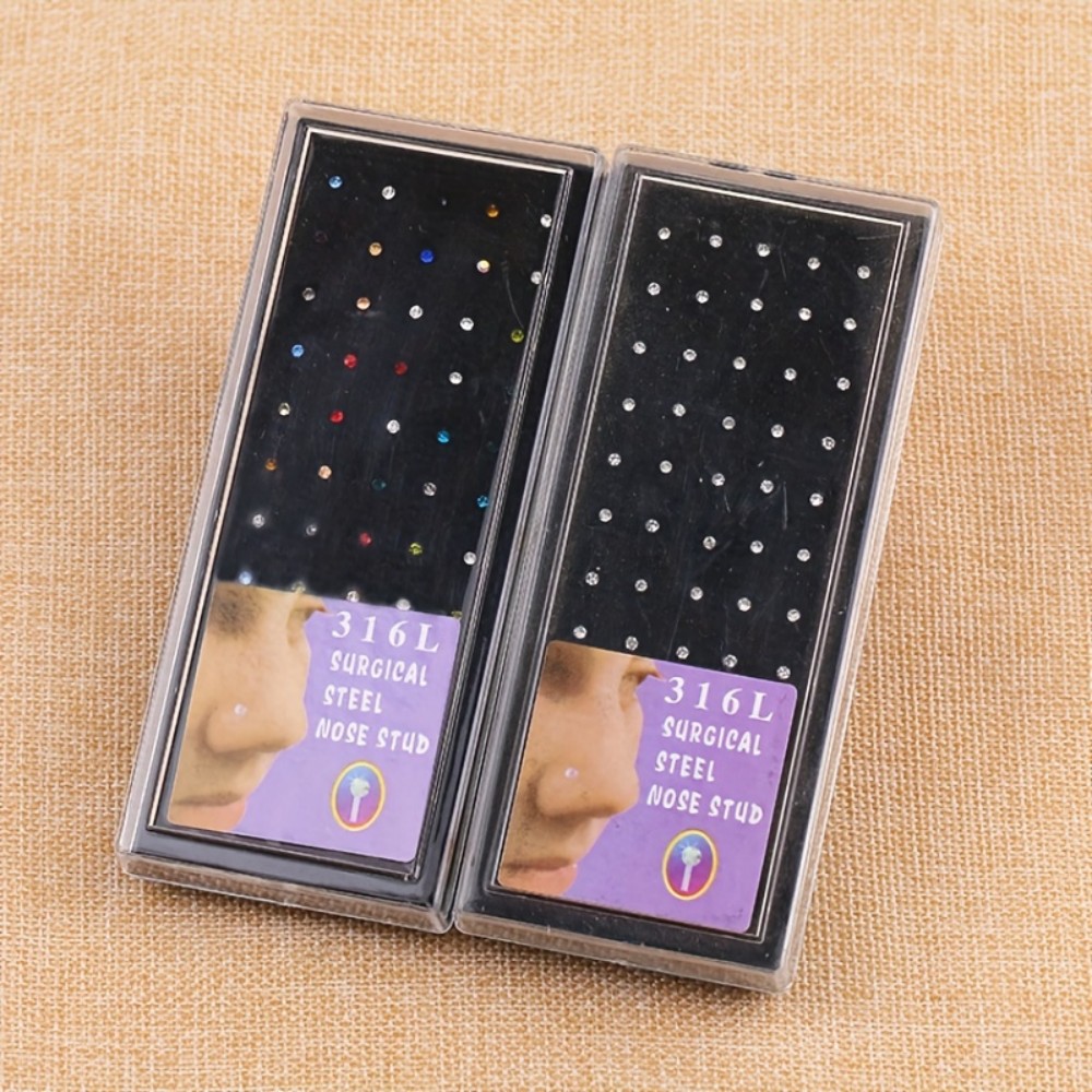 Body Jewelry In Store - 60 stks Neusring Set Stud Oorbellen