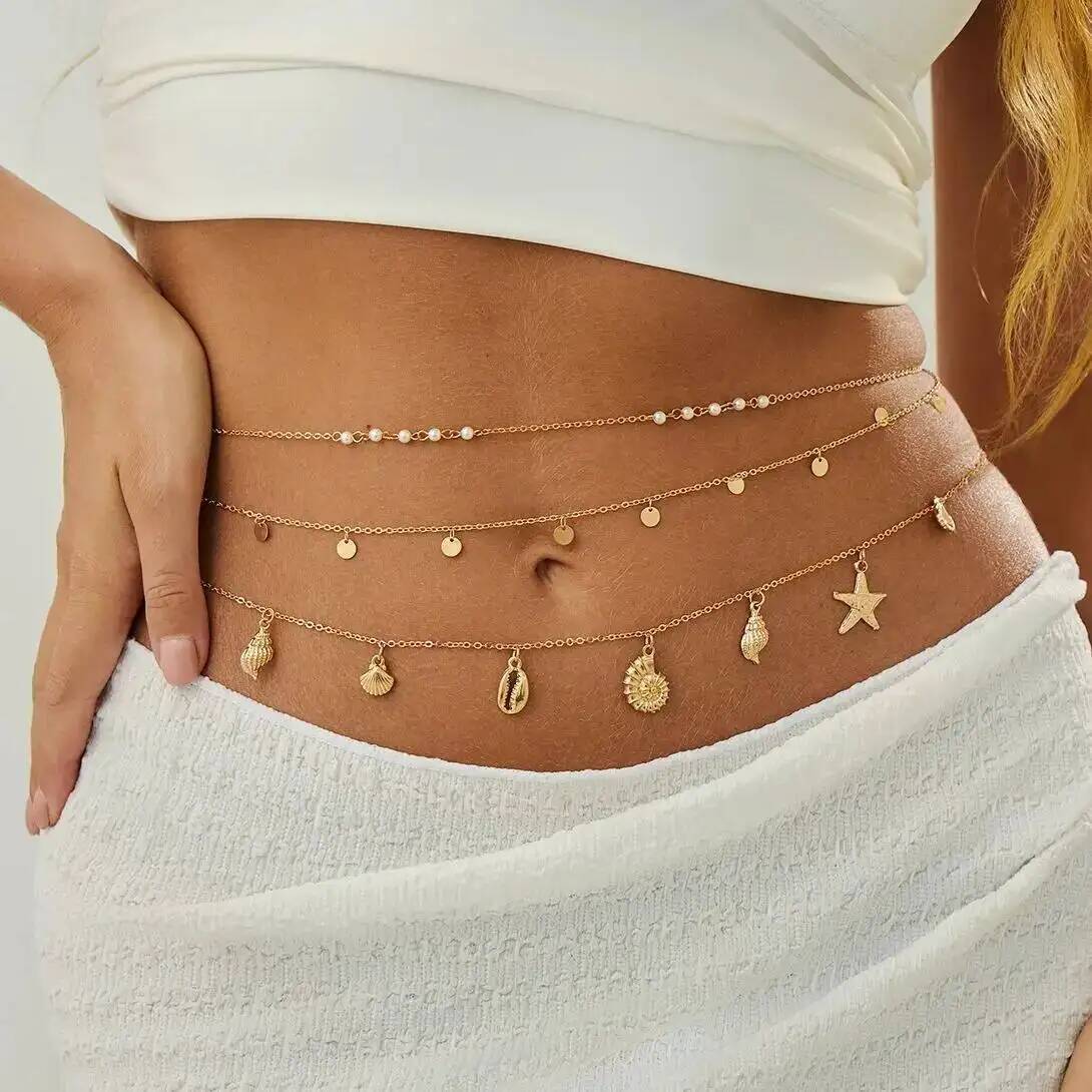 Body Jewelry In Bulk - IngeSight.Z 3 stks/set Boho Zeester Conch