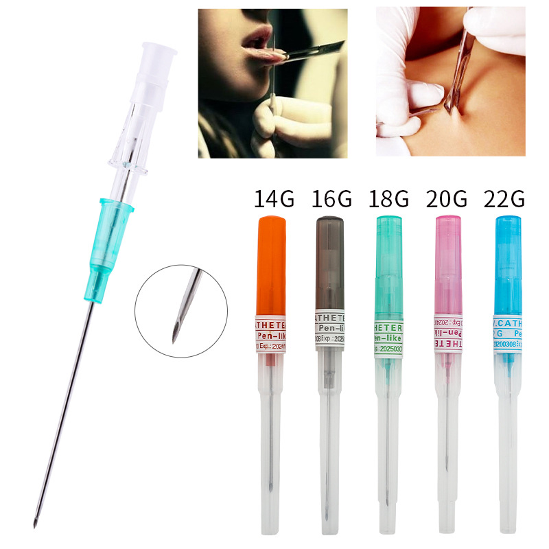 Body Jewelry In Store - 5 stuks gesteriliseerde katheter-piercingnaalden, professionele piercingwinkels,