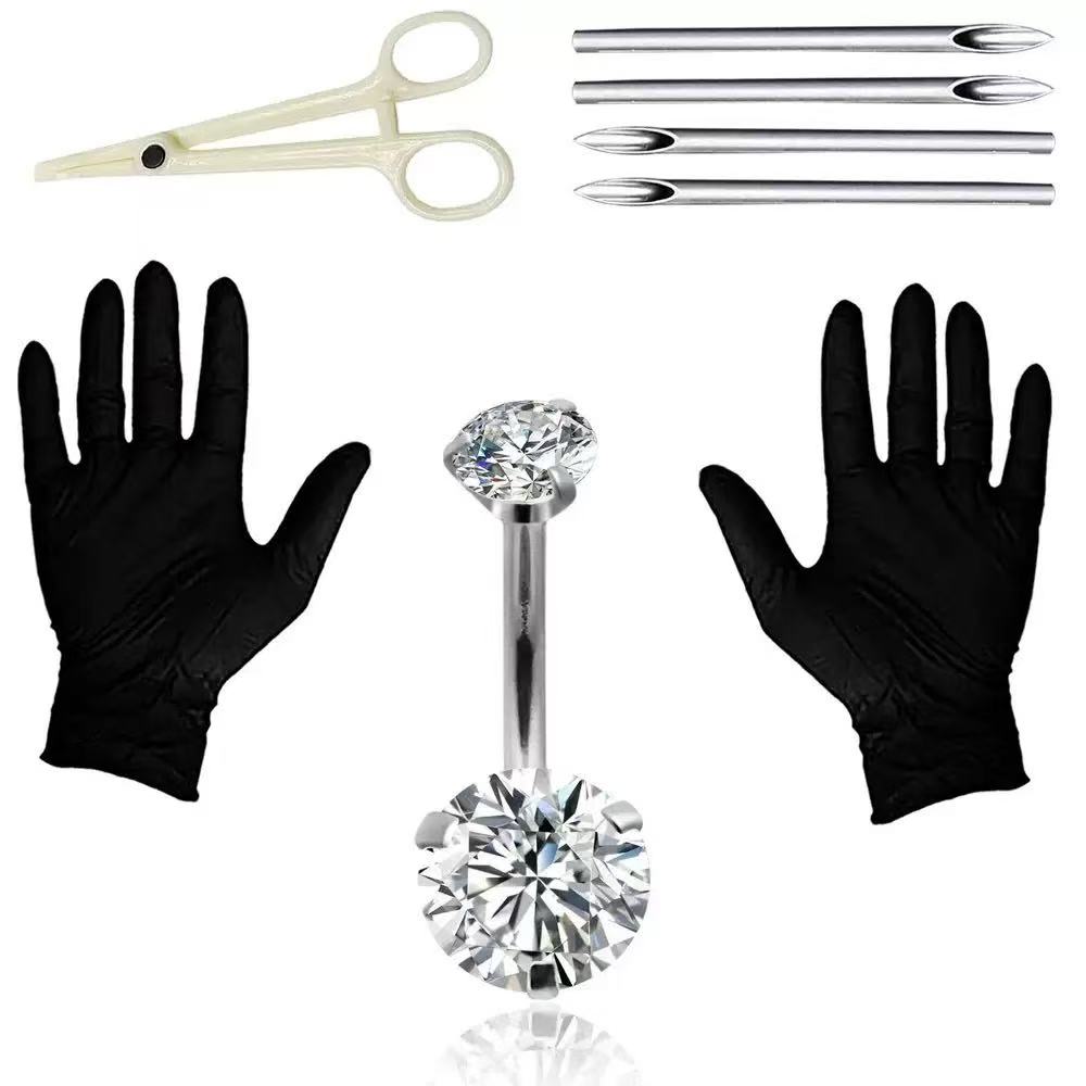 Body Jewelry In Bulk - 8 STKS Navelpiercing Kit - 14G