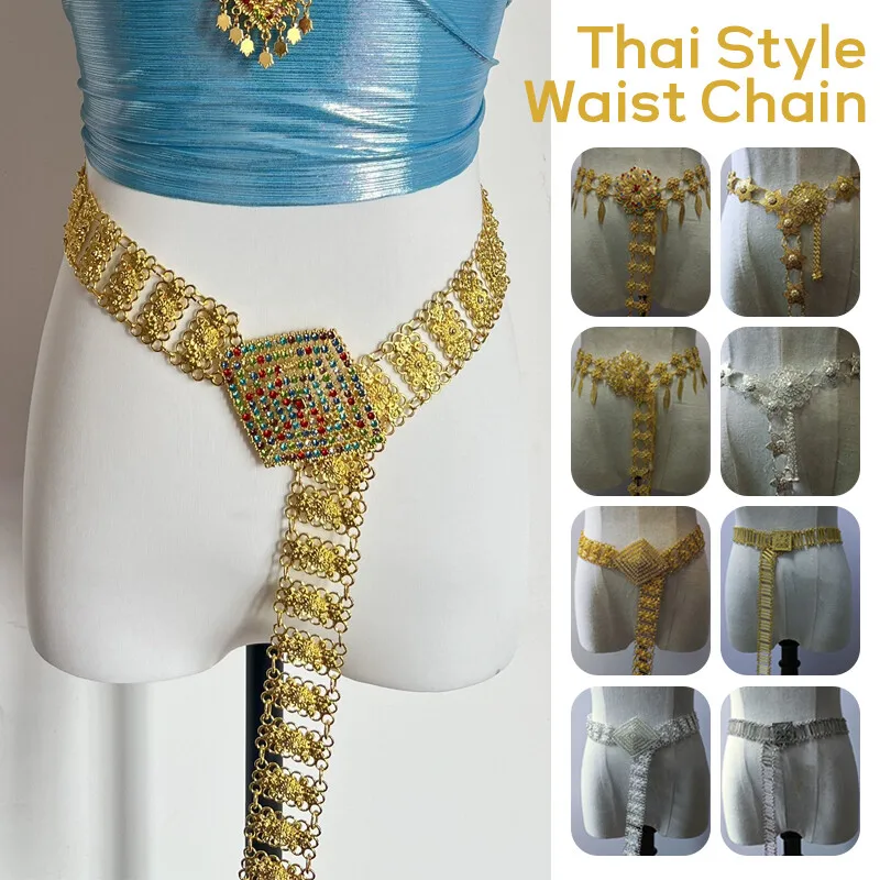 Body Jewelry Outfit - 1PC Metalen Thailand Taille Ketting Vrouwen