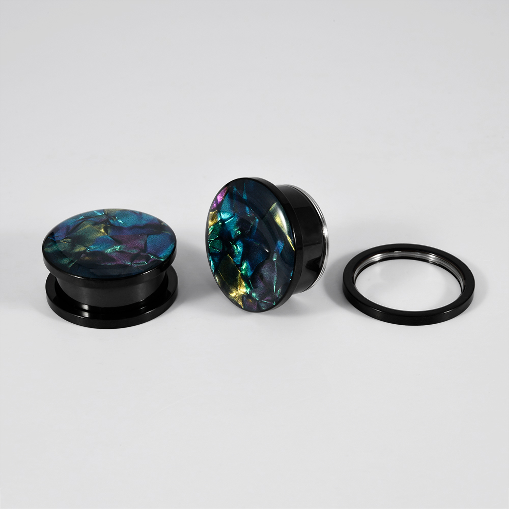 1PC Rvs Mix Kleuren Shell Vlie - Body Jewelry Tunnels recensie en prijs