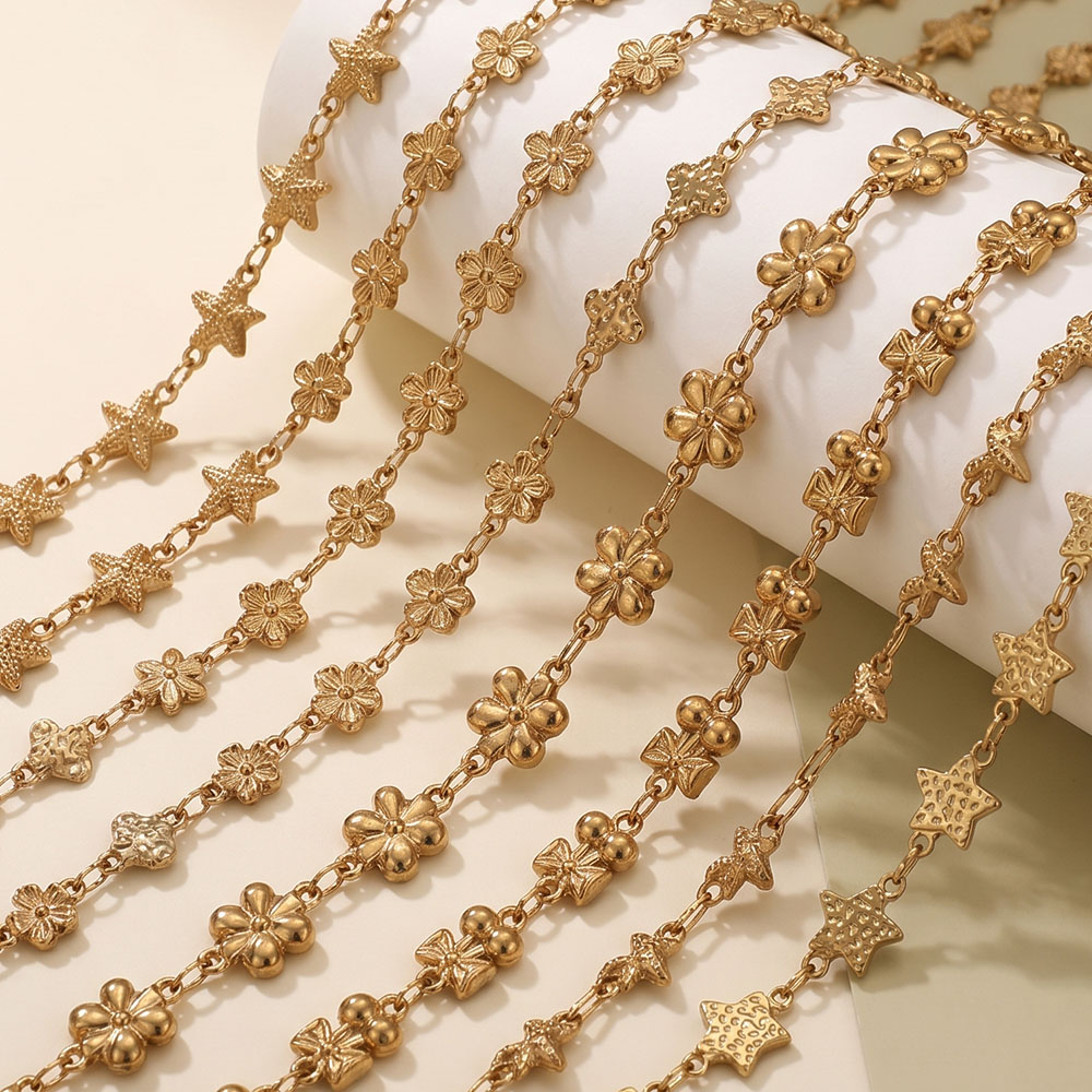 1 meter roestvrijstalen bloems - Body Jewelry In Bulk recensie en prijs