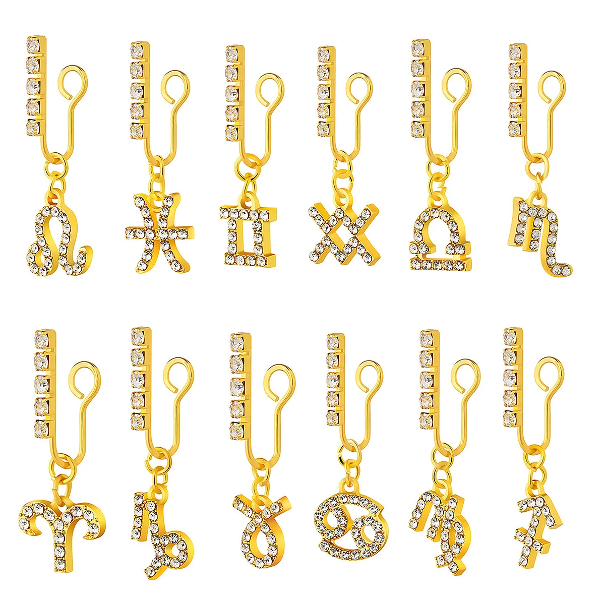 2 Pak Oorklemmen Metalen Zirko - Body Jewelry Tunnels recensie en prijs