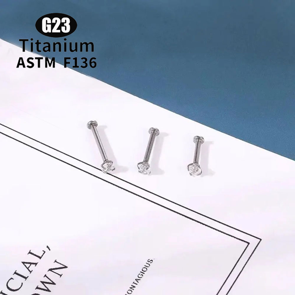 ASTM F136 Titanium Push Pin 5A - Qualiti Body Jewelry recensie en prijs