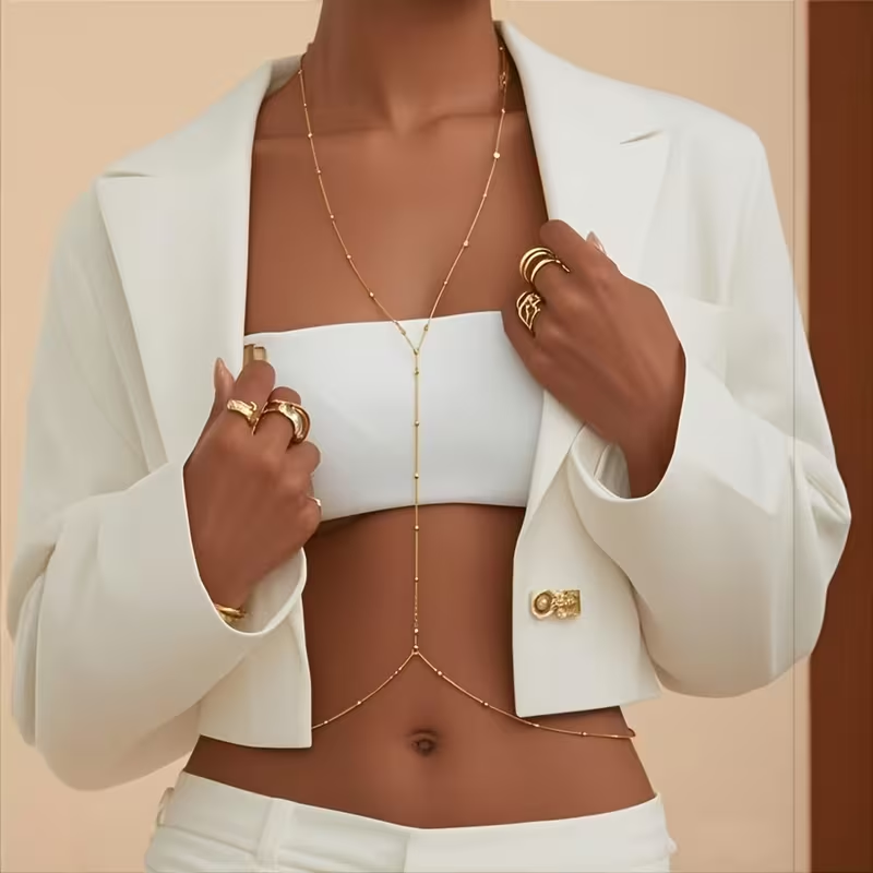 Mode Eenvoudige kralenketting  - Body Jewelry Women recensie en prijs