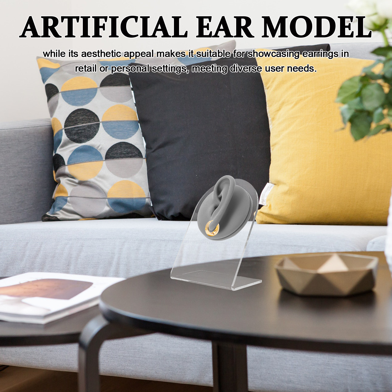 Kunstmatige oorbelhouder van s - Body Jewelry In Store recensie en prijs