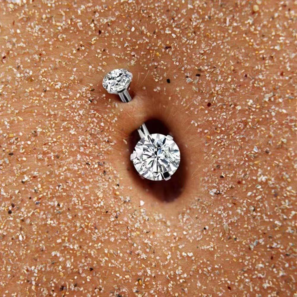 8 STKS Navelpiercing Kit - 14G - Body Jewelry In Bulk recensie en prijs