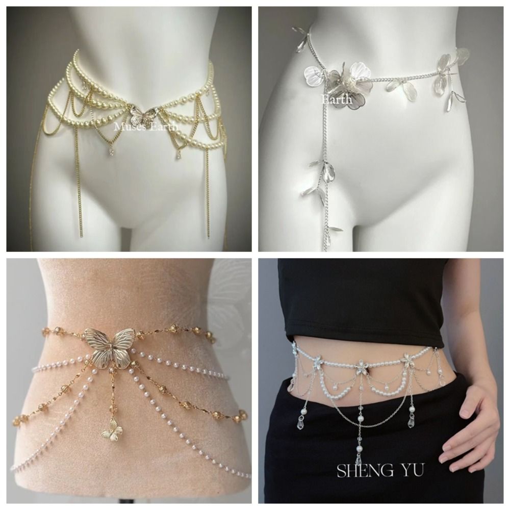 Mode elegante parel taillekett - Body Jewelry Women recensie en prijs