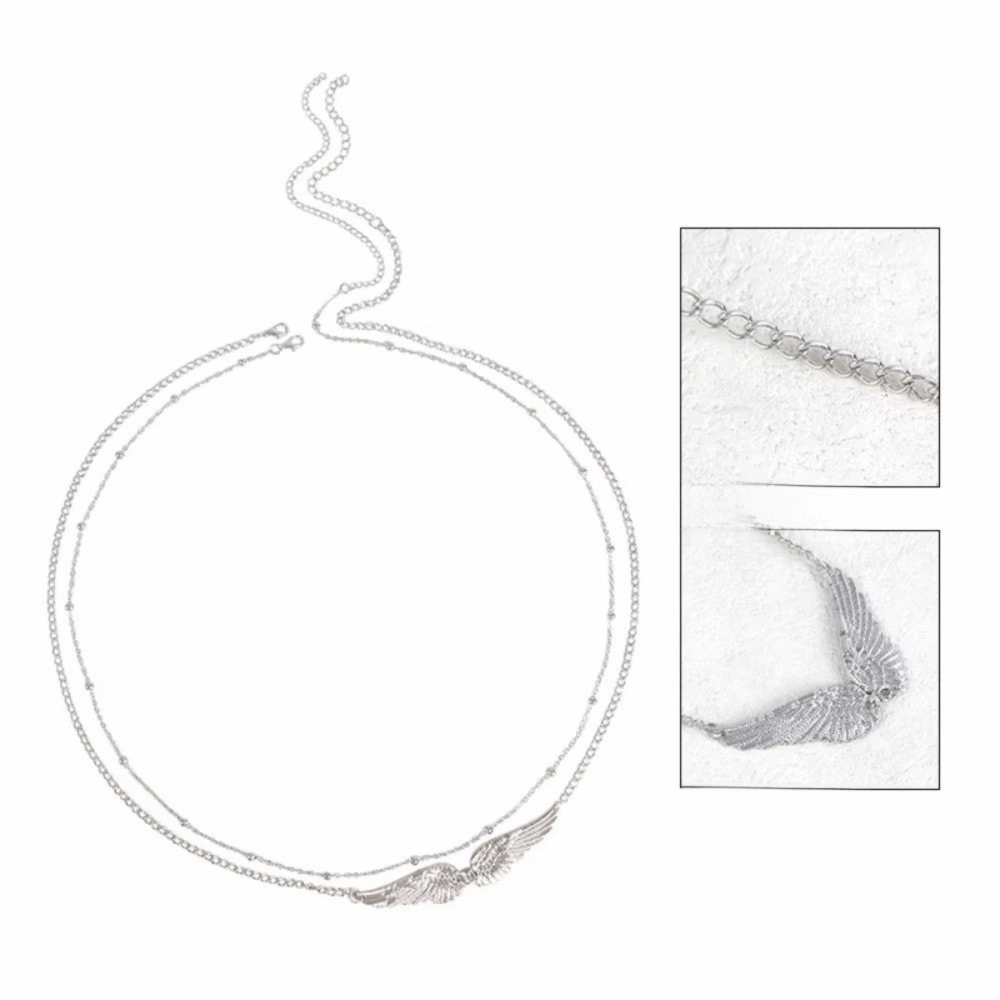 Trendy elegante dubbele laag v - Body Jewelry Outfit recensie en prijs