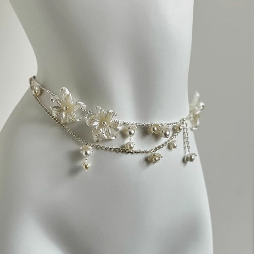 Mode Elegante Parel Taille Ket - Body Jewelry Outfit recensie en prijs