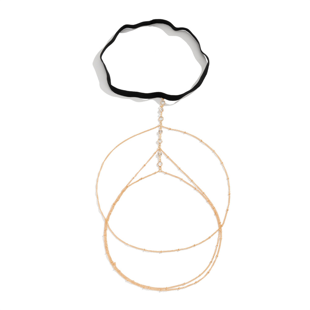 Boho elastische band kristalle - Body Jewelry Outfit recensie en prijs