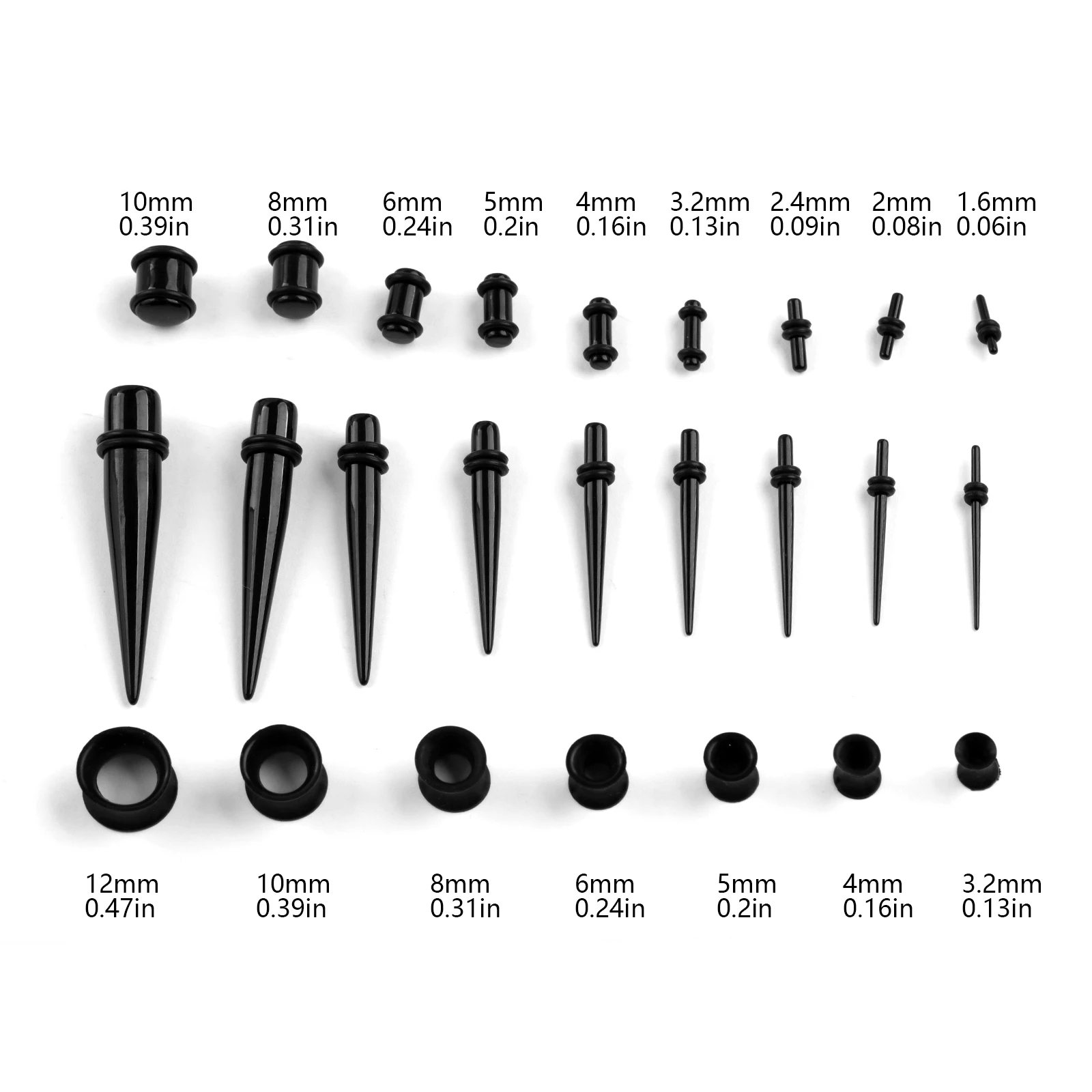 36/50 Stks/set Acryl Oor Pierc - Body Jewelry Tunnels recensie en prijs
