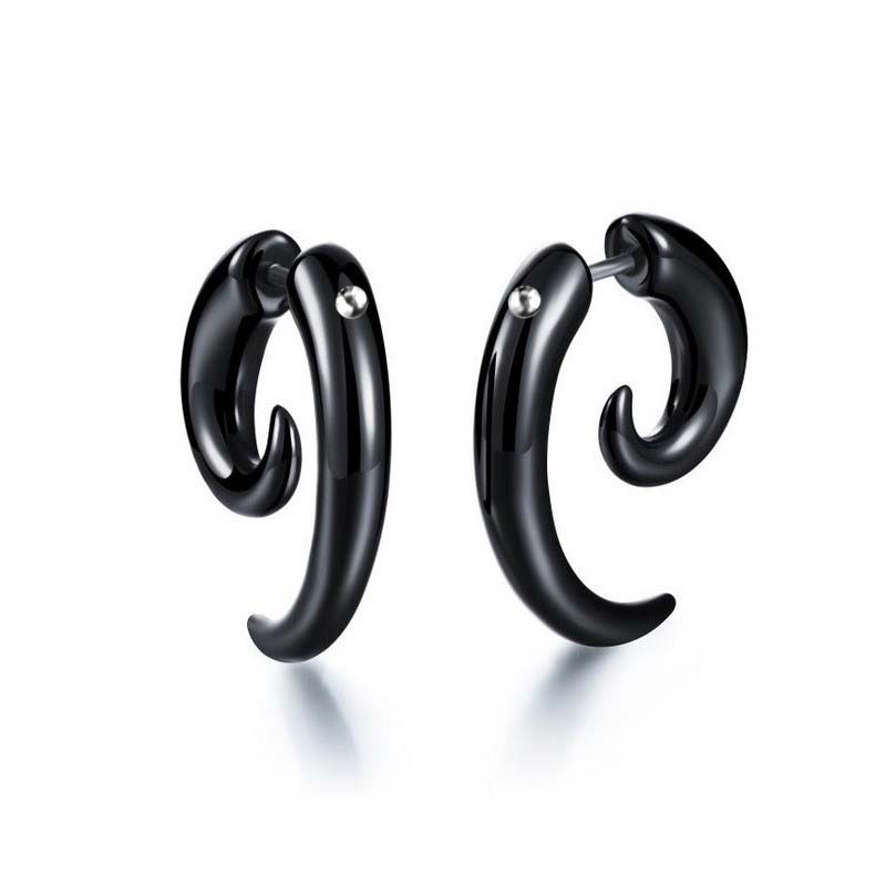 Punk Zwarte Tribal Spiraal Oor - Body Jewelry Tunnels recensie en prijs