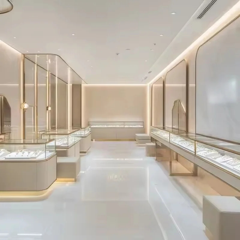 Luxe houten etalage voor licha - Body Jewelry Shop recensie en prijs